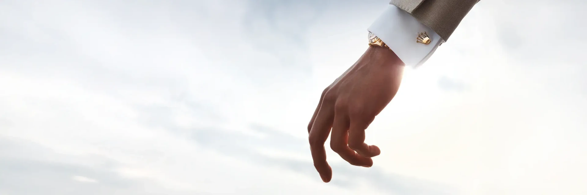 Rolex Gemelli “Lancetta” in Oro bianco e sostanza luminescente, A1029 - Verga 1947