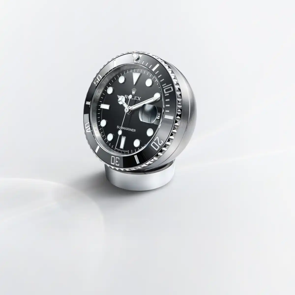 Rolex Submariner Date desk clock in Stainless steel, c909010ln-0001 - Verga 1947