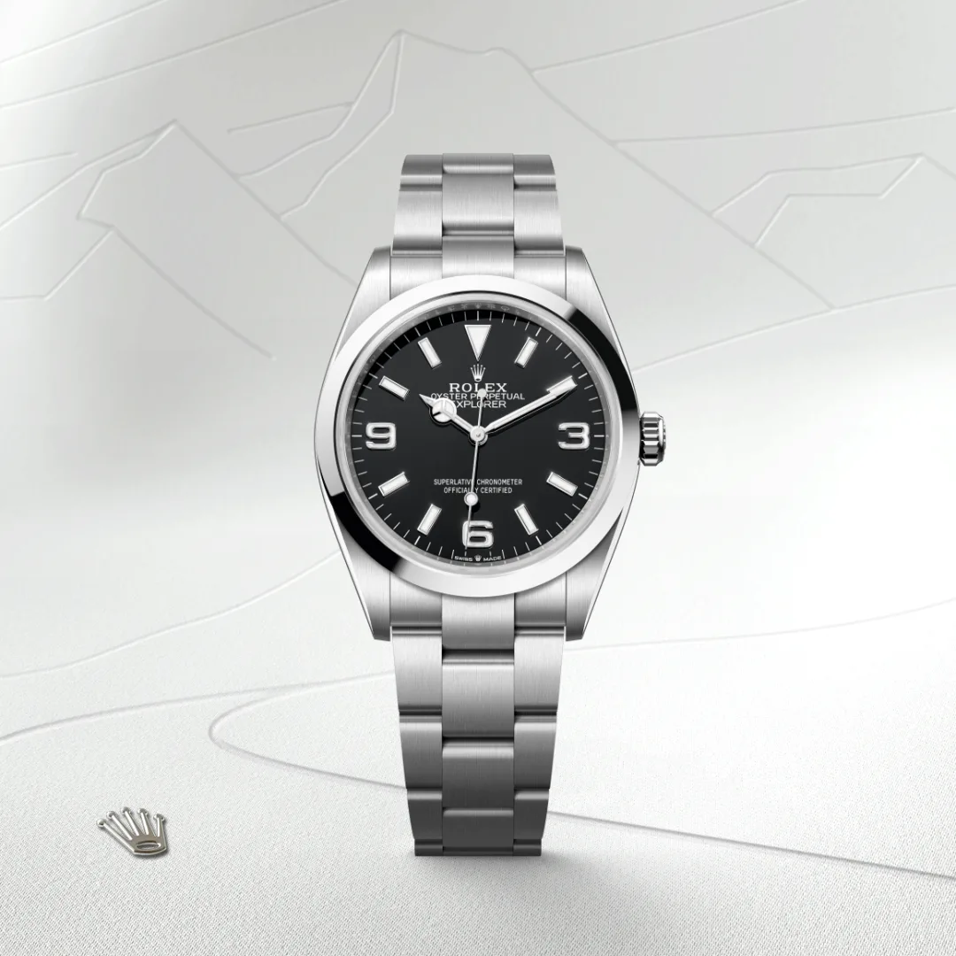 Rolex Explorer in Acciaio Oystersteel, M124270-0001 - Verga 1947