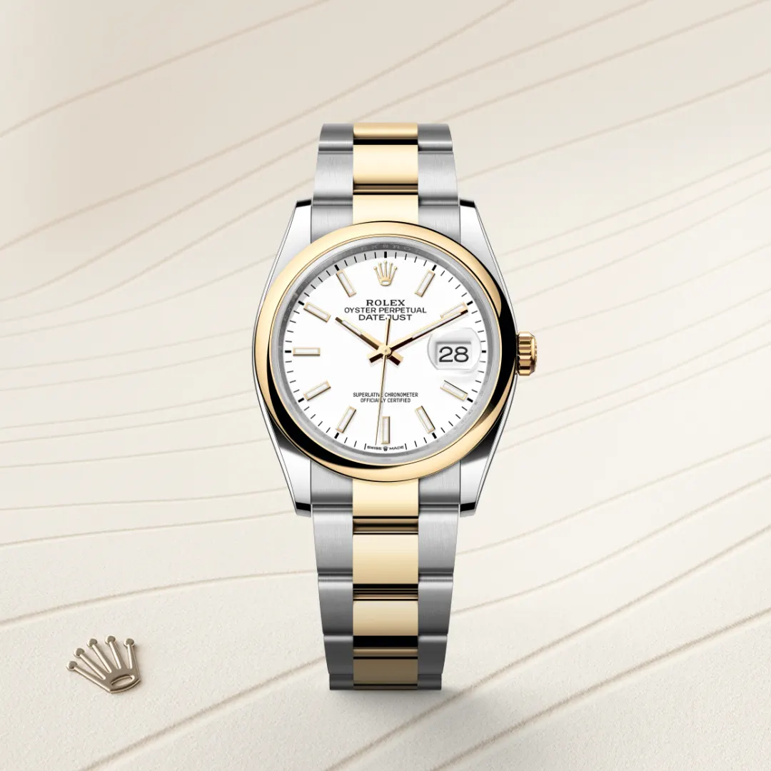 Rolex Datejust in Rolesor giallo (combinazione di acciaio Oystersteel e oro giallo), M126203-0020 - Verga 1947