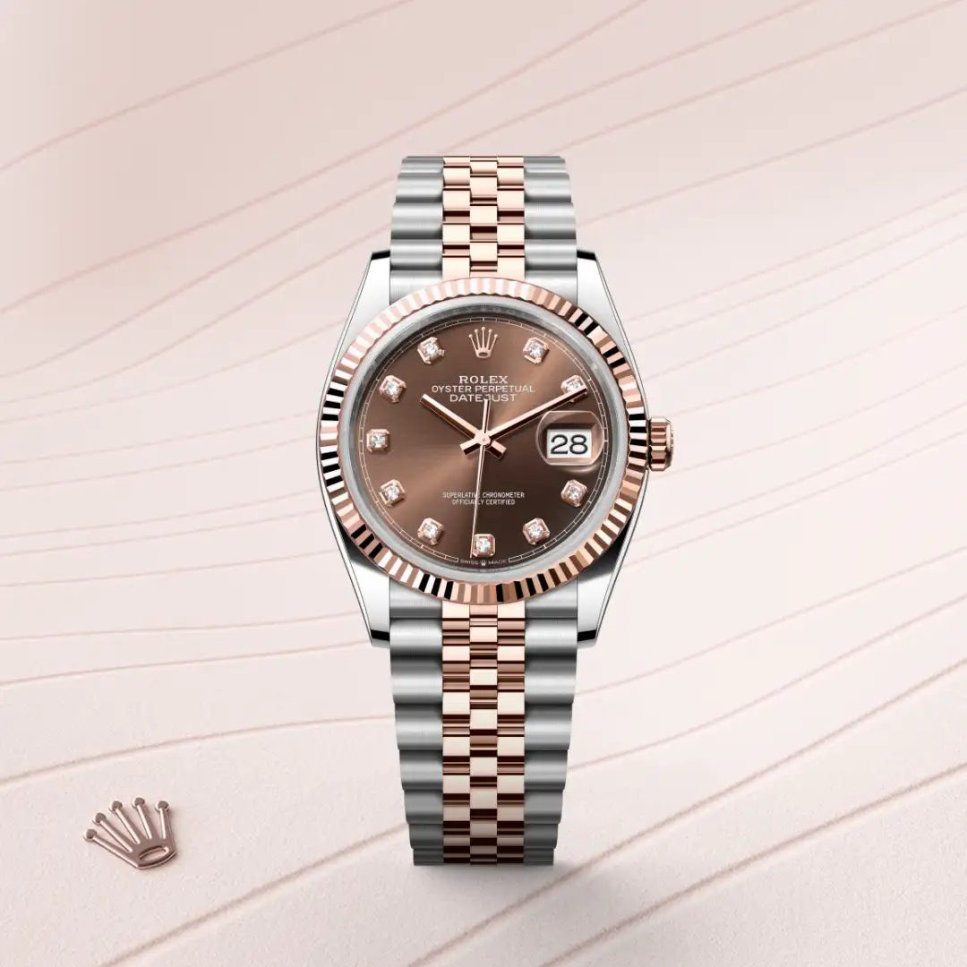 Rolex Datejust in Everose Rolesor - combination of Oystersteel and Everose gold, M126231-0053 - Verga 1947