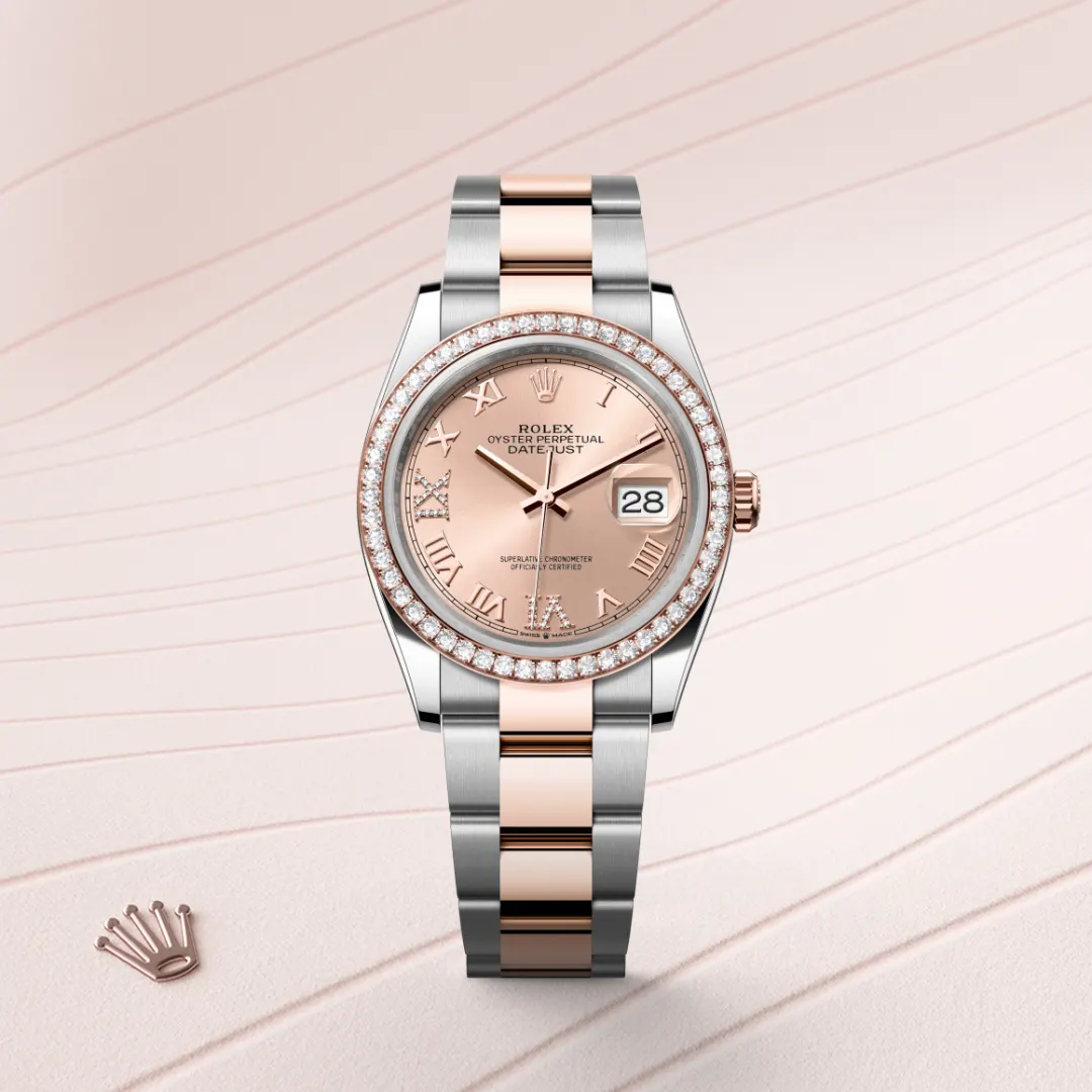 Rolex Datejust in Rolesor Everose (combinazione di acciaio Oystersteel e oro Everose), M126281RBR-0016 - Verga 1947
