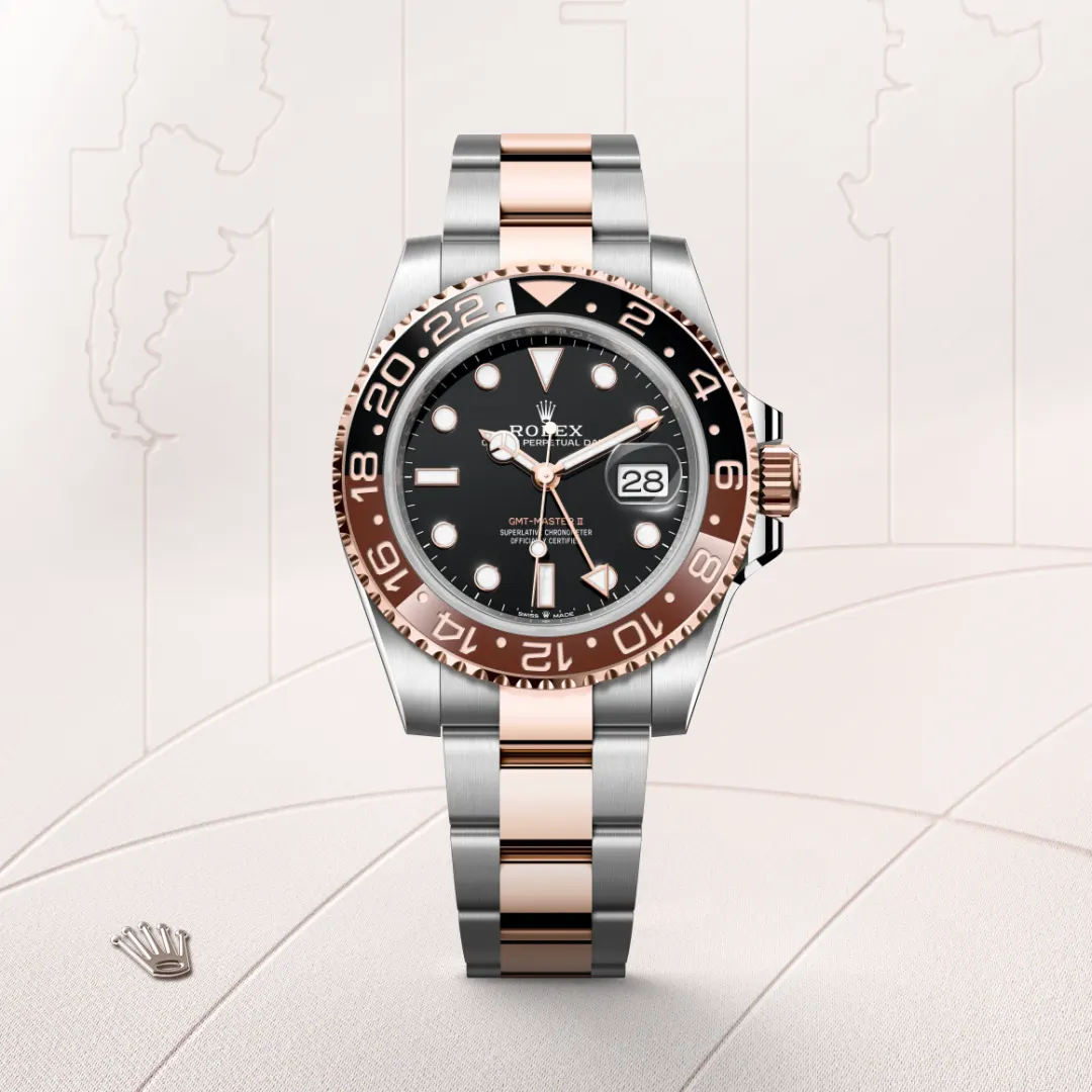 Rolex GMT-Master II in Rolesor Everose (combinazione di acciaio Oystersteel e oro Everose), M126711CHNR-0002 - Verga 1947