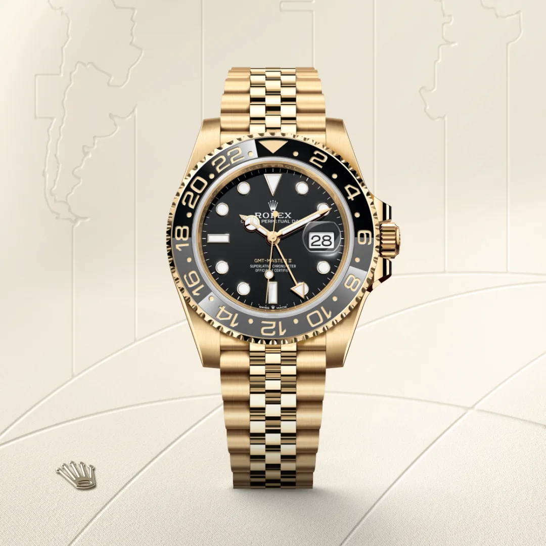 Rolex GMT-Master II in Oro giallo 18 ct, M126718GRNR-0001 - Verga 1947