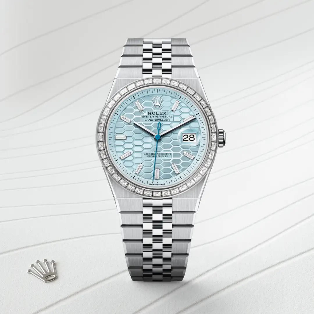 Rolex Land-Dweller in Platino, M127386TBR-0001 - Verga 1947