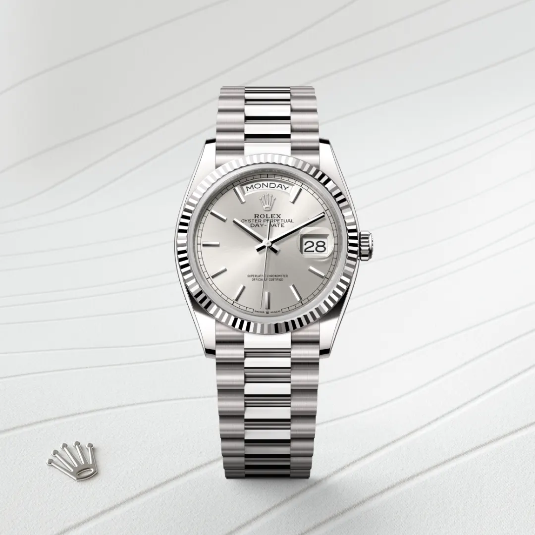 Rolex Day-Date in Oro bianco 18 ct, M128239-0005 - Verga 1947