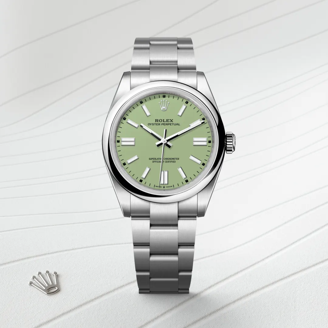 Rolex Oyster Perpetual in Oystersteel, M134300-0006 - Verga 1947