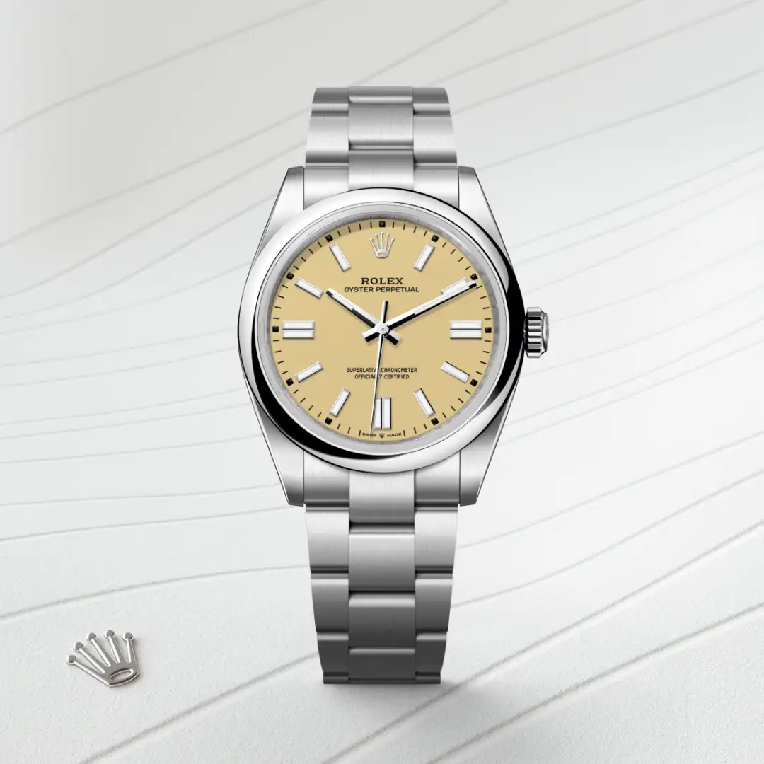 Rolex Oyster Perpetual in Oystersteel, M134300-0007 - Verga 1947