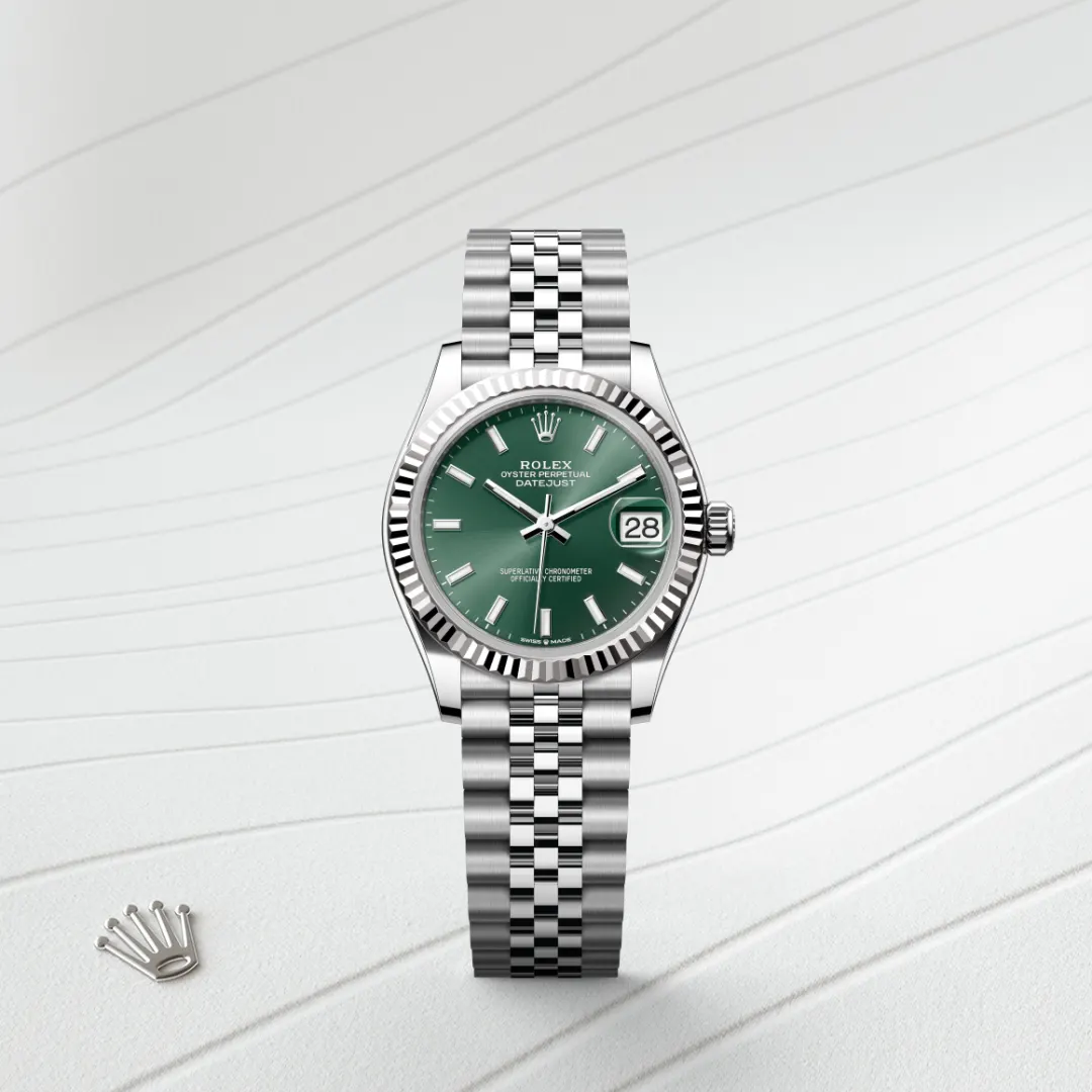 Rolex Datejust in Rolesor bianco (combinazione di acciaio Oystersteel e oro bianco), M278274-0018 - Verga 1947