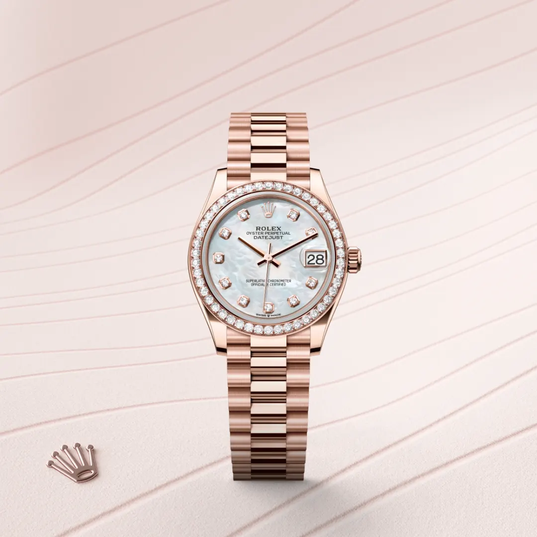 Rolex Datejust in Oro Everose 18 ct, M278285RBR-0005 - Verga 1947