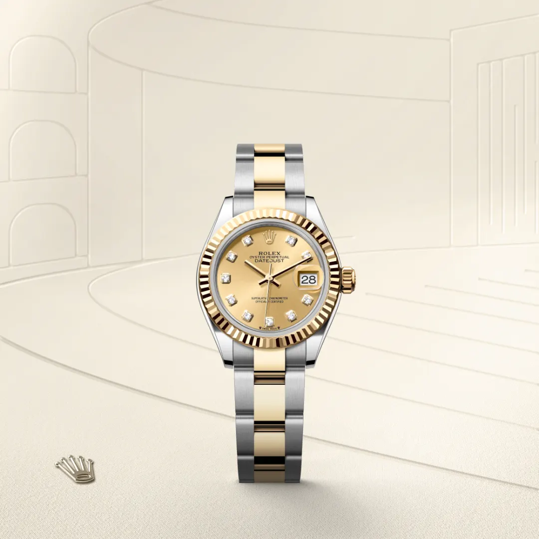 Rolex Lady-Datejust in Rolesor giallo (combinazione di acciaio Oystersteel e oro giallo), M279173-0012 - Verga 1947