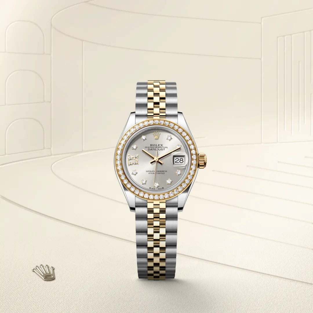 Rolex Lady-Datejust in Rolesor giallo (combinazione di acciaio Oystersteel e oro giallo), M279383RBR-0003 - Verga 1947