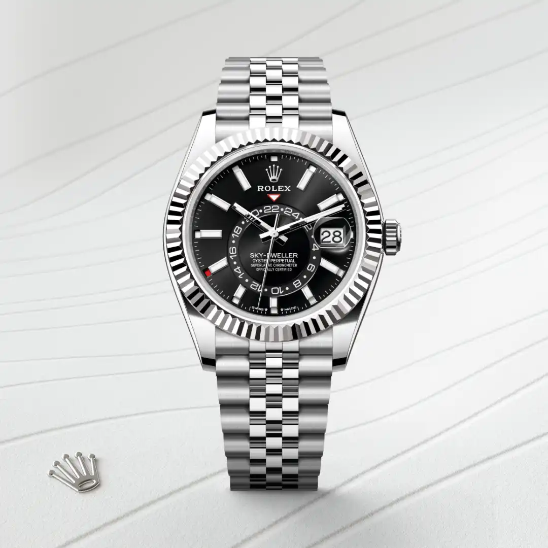 Rolex Sky-Dweller in White Rolesor - combination of Oystersteel and white gold, M336934-0008 - Verga 1947