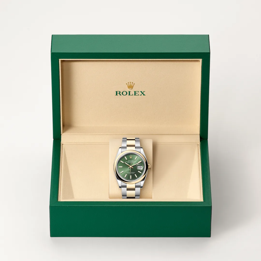 Rolex Datejust in Yellow Rolesor - combination of Oystersteel and yellow gold, M126203-0058 - Verga 1947
