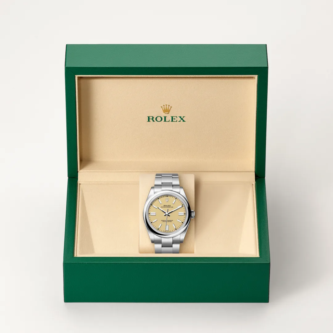 Rolex Oyster Perpetual in Oystersteel, M134300-0007 - Verga 1947