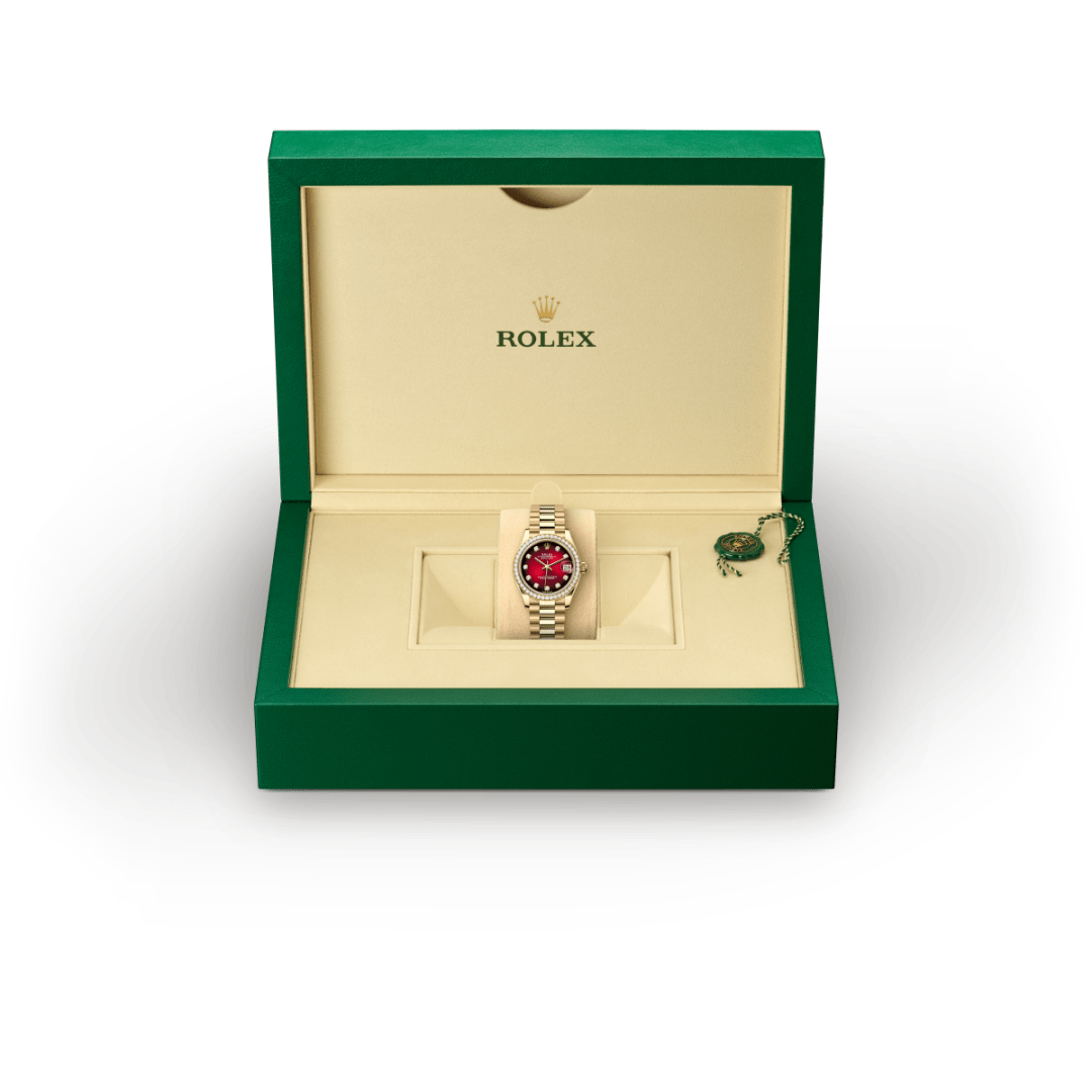 Rolex Datejust in 18 ct yellow gold, M278288RBR-0041 - Verga 1947