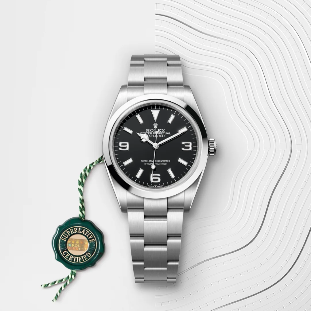 Rolex Explorer in Acciaio Oystersteel, M124270-0001 - Verga 1947