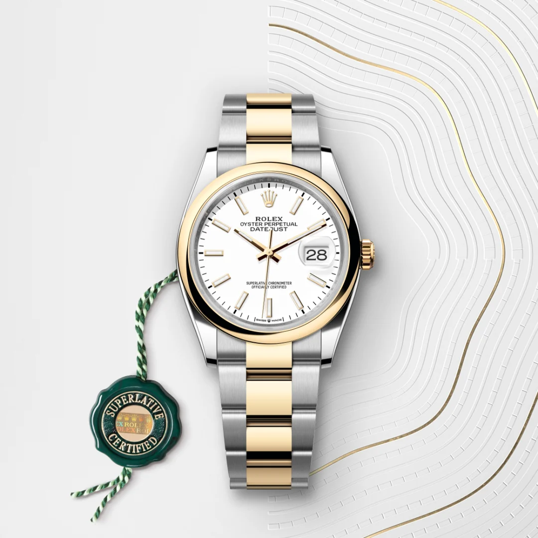 Rolex Datejust in Rolesor giallo (combinazione di acciaio Oystersteel e oro giallo), M126203-0020 - Verga 1947