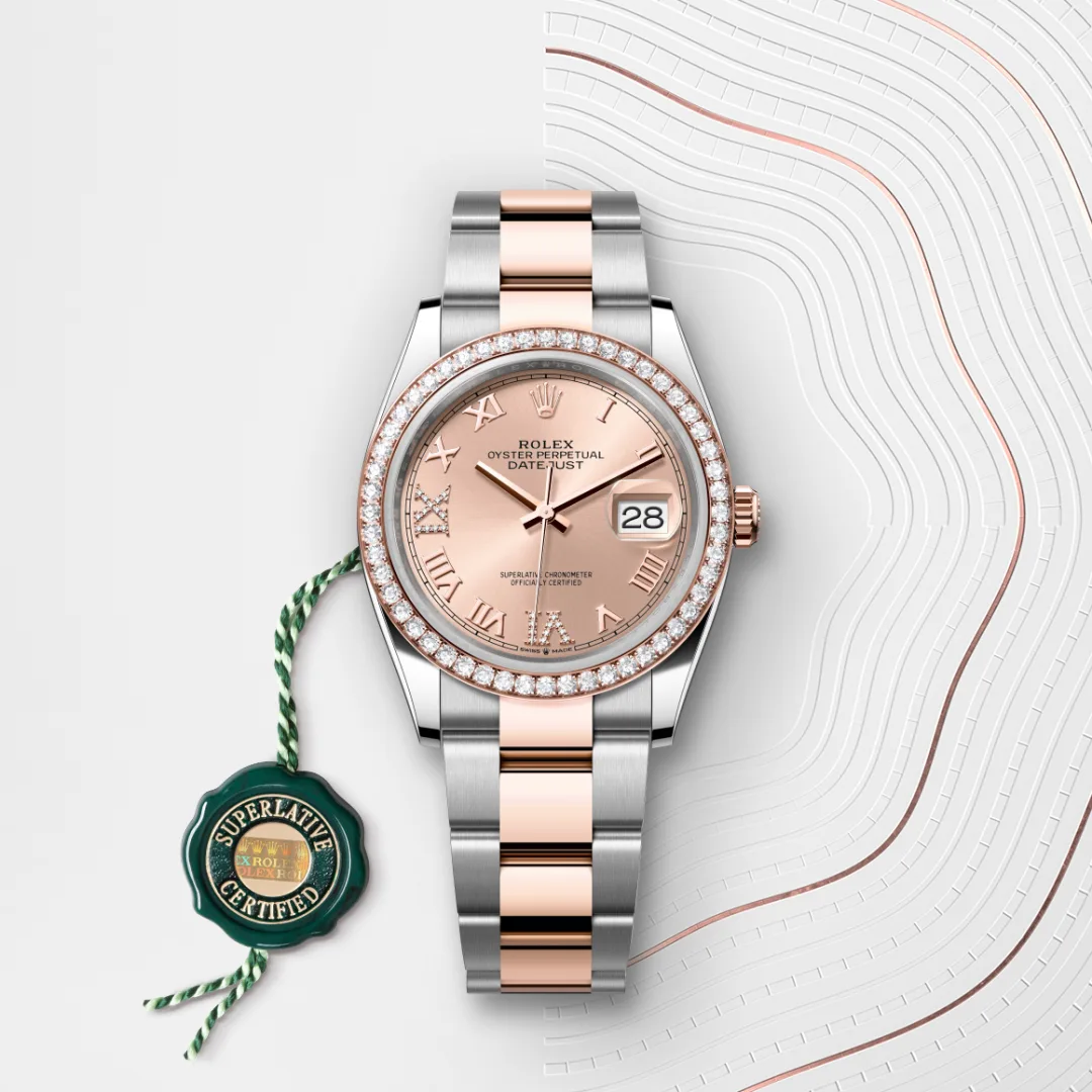 Rolex Datejust in Rolesor Everose (combinazione di acciaio Oystersteel e oro Everose), M126281RBR-0016 - Verga 1947