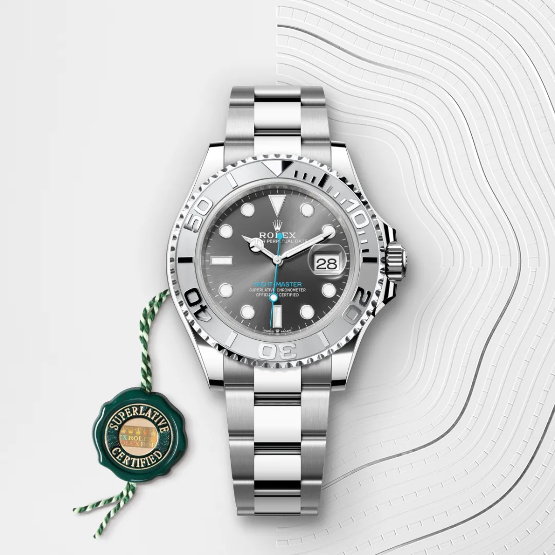 Rolex Yacht-Master in Rolesium - combination of Oystersteel and platinum, M126622-0001 - Verga 1947