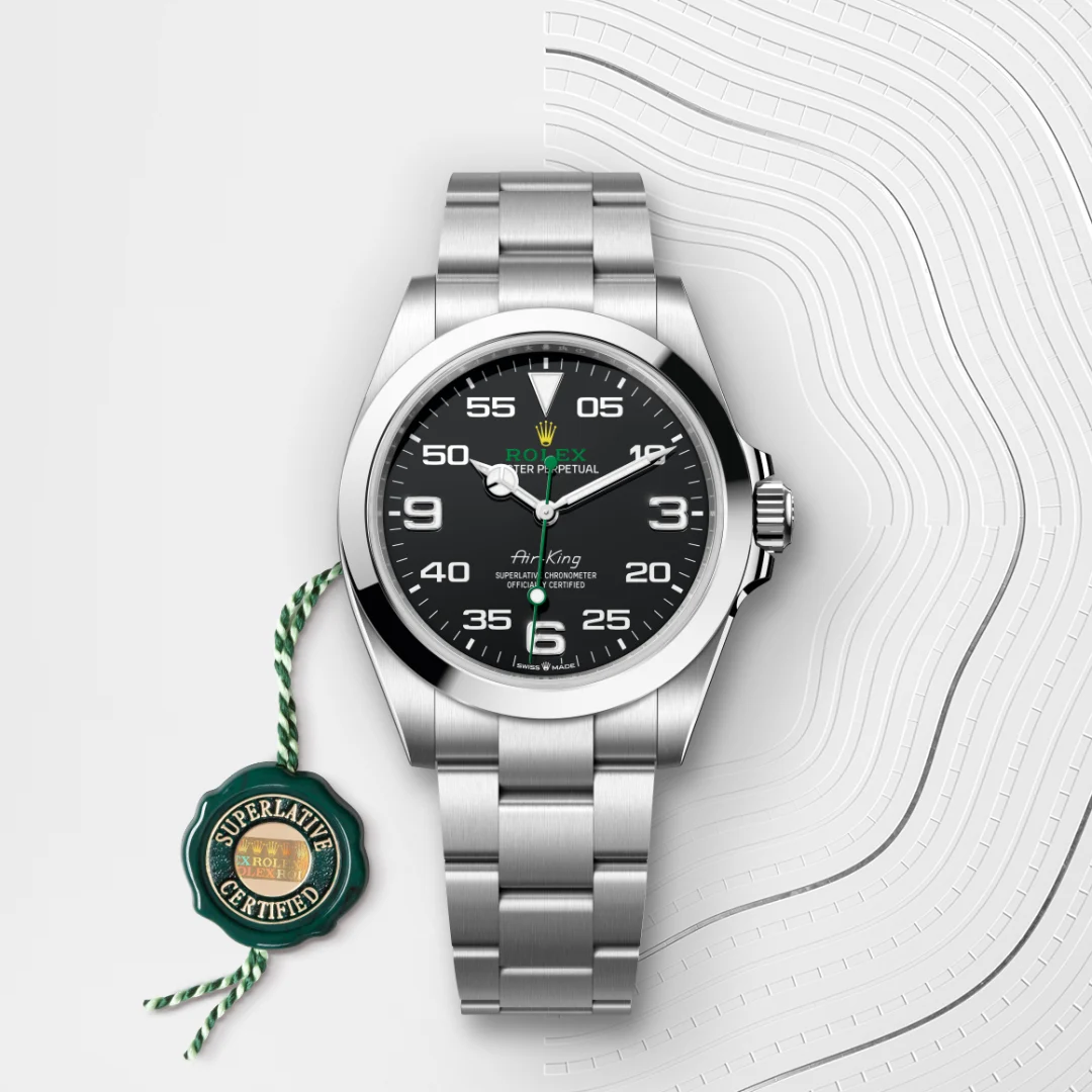 Rolex Air-King in Oystersteel, M126900-0001 - Verga 1947