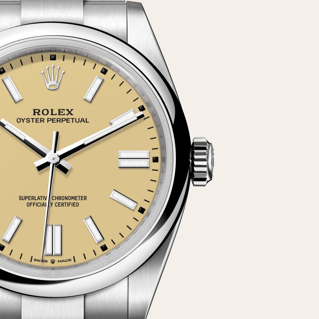 Rolex Oyster Perpetual in Oystersteel, M134300-0007 - Verga 1947