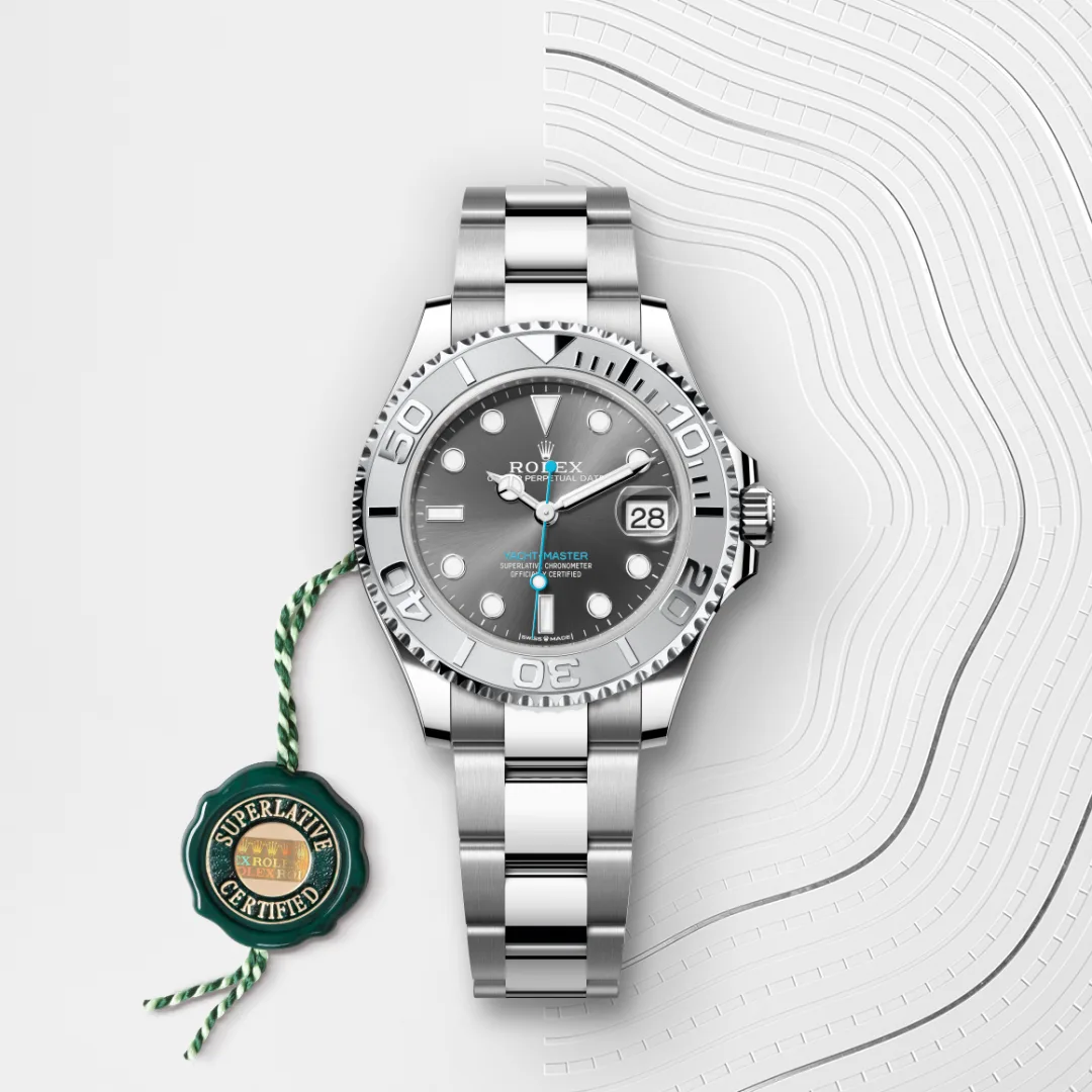 Rolex Yacht-Master in Rolesium - combination of Oystersteel and platinum, M268622-0002 - Verga 1947
