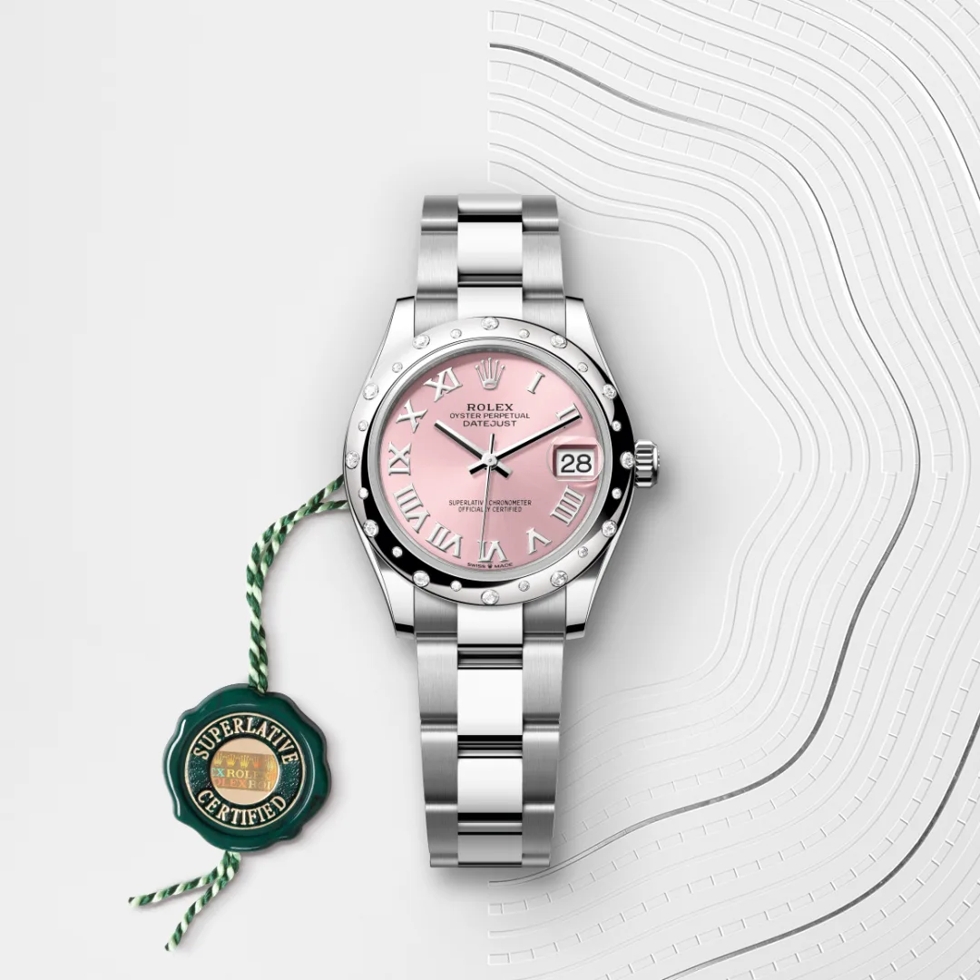 Rolex Datejust in Rolesor bianco (combinazione di acciaio Oystersteel e oro bianco), M278344RBR-0021 - Verga 1947