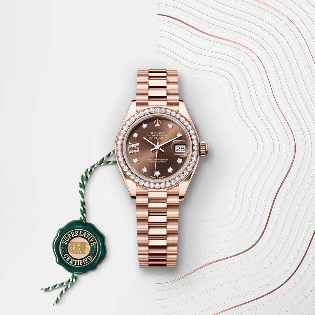 Rolex Lady-Datejust in Oro Everose 18 ct, M279135RBR-0001 - Verga 1947