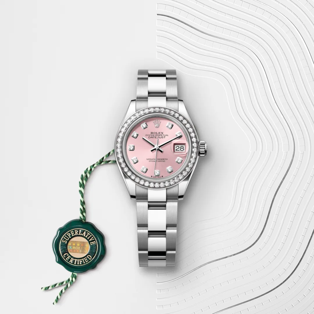 Rolex Lady-Datejust in Rolesor bianco (combinazione di acciaio Oystersteel e oro bianco), M279384RBR-0004 - Verga 1947