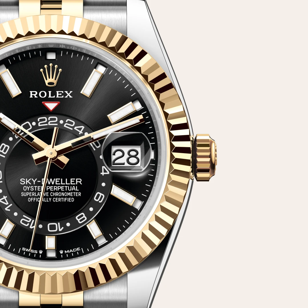 Rolex Sky-Dweller in Rolesor giallo (combinazione di acciaio Oystersteel e oro giallo), M336933-0004 - Verga 1947