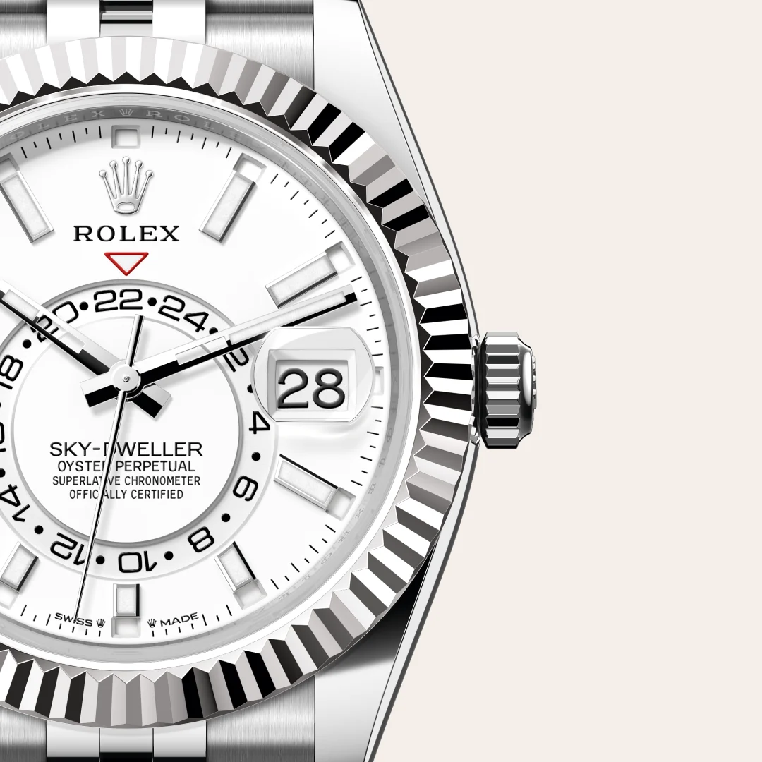 Rolex Sky-Dweller in Rolesor bianco (combinazione di acciaio Oystersteel e oro bianco), M336934-0004 - Verga 1947