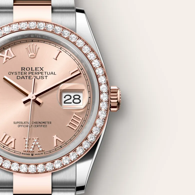 Rolex Datejust in Rolesor Everose (combinazione di acciaio Oystersteel e oro Everose), M126281RBR-0016 - Verga 1947