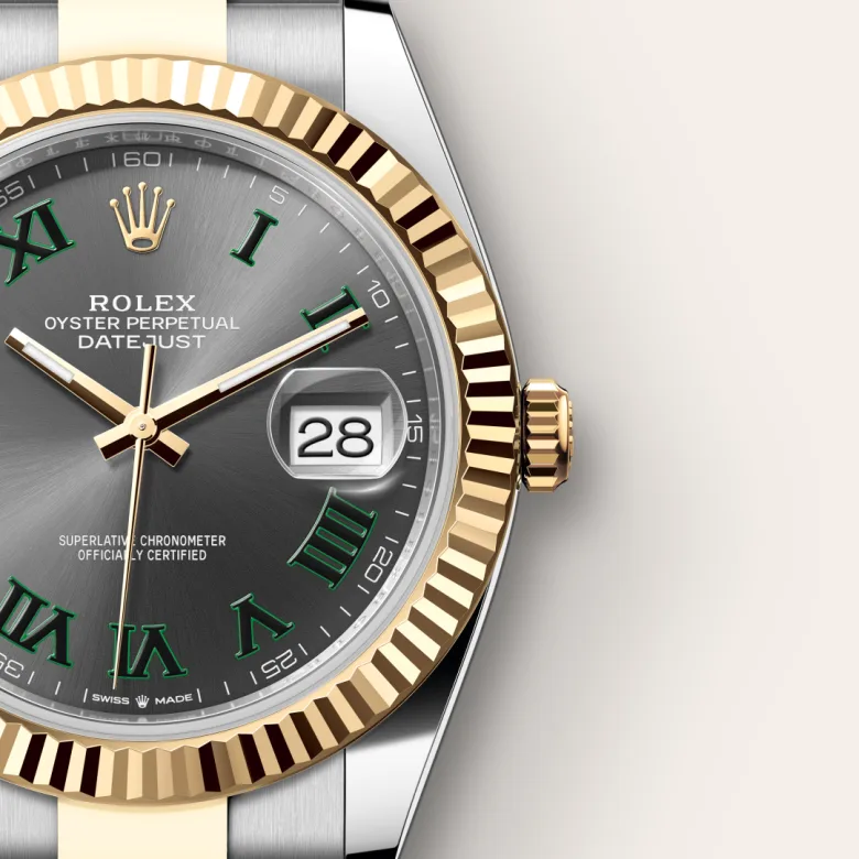 Rolex Datejust in Rolesor giallo (combinazione di acciaio Oystersteel e oro giallo), M126333-0019 - Verga 1947