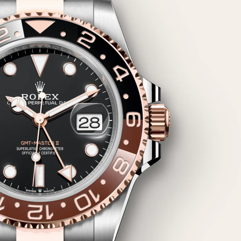 Rolex GMT-Master II in Rolesor Everose (combinazione di acciaio Oystersteel e oro Everose), M126711CHNR-0002 - Verga 1947