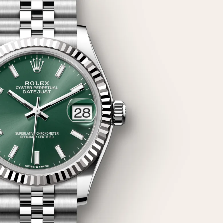 Rolex Datejust in Rolesor bianco (combinazione di acciaio Oystersteel e oro bianco), M278274-0018 - Verga 1947