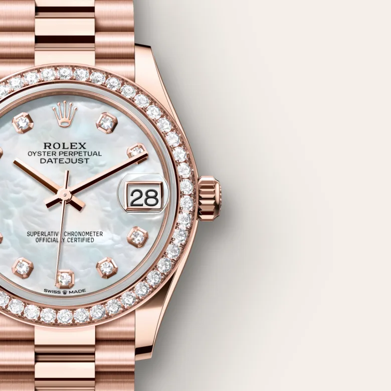 Rolex Datejust in Oro Everose 18 ct, M278285RBR-0005 - Verga 1947