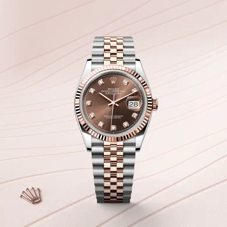 Rolex Datejust in Everose Rolesor - combination of Oystersteel and Everose gold, M126231-0053 - Verga 1947