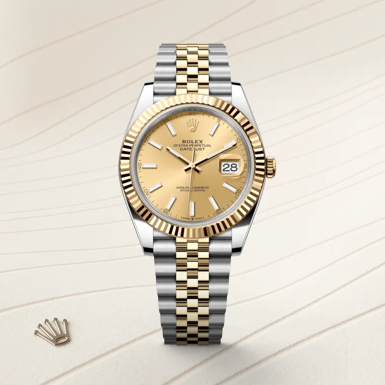 Rolex Datejust in Rolesor giallo (combinazione di acciaio Oystersteel e oro giallo), M126333-0010 - Verga 1947