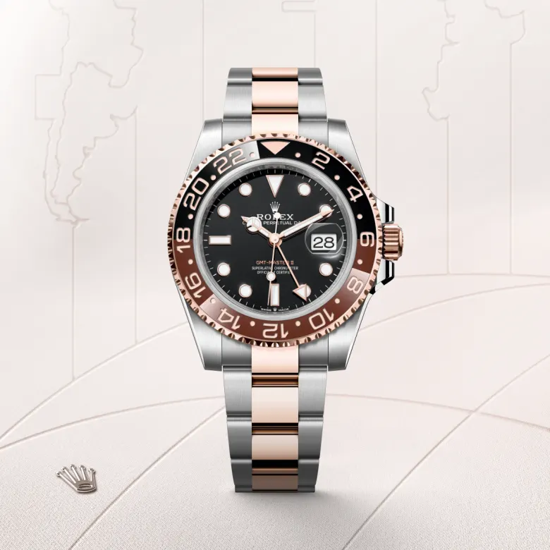 Rolex GMT-Master II in Rolesor Everose (combinazione di acciaio Oystersteel e oro Everose), M126711CHNR-0002 - Verga 1947