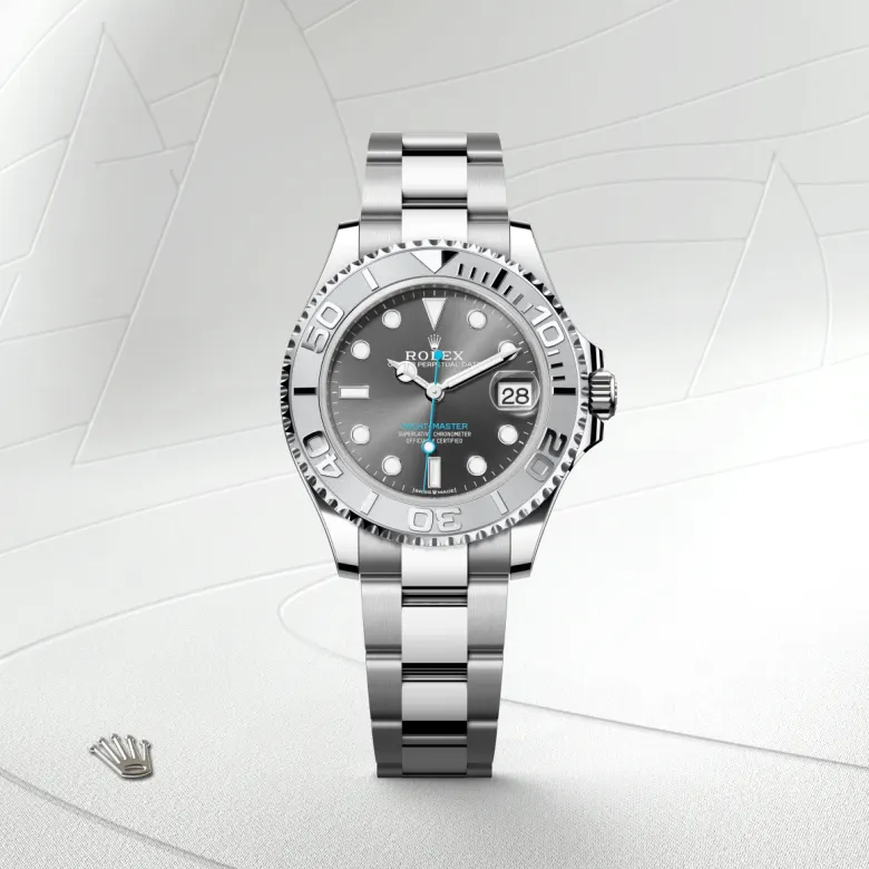 Rolex Yacht-Master in Rolesium - combination of Oystersteel and platinum, M268622-0002 - Verga 1947