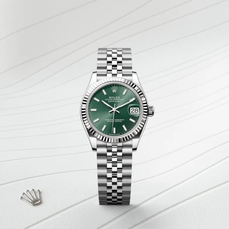 Rolex Datejust in Rolesor bianco (combinazione di acciaio Oystersteel e oro bianco), M278274-0018 - Verga 1947