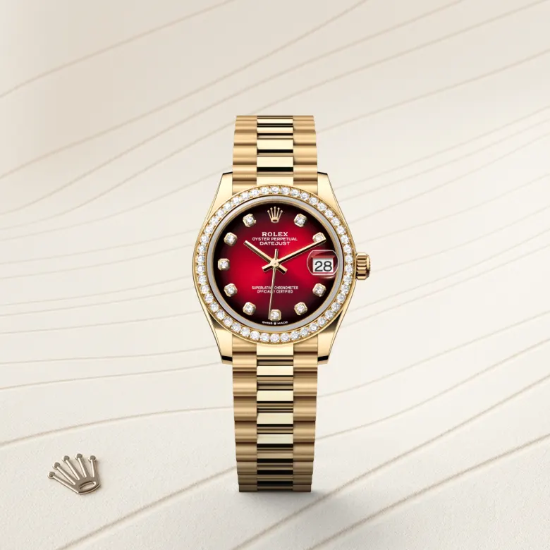 Rolex Datejust in 18 ct yellow gold, M278288RBR-0041 - Verga 1947