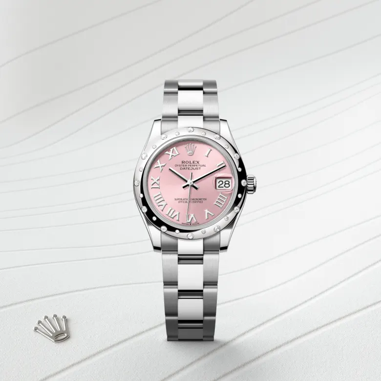 Rolex Datejust in Rolesor bianco (combinazione di acciaio Oystersteel e oro bianco), M278344RBR-0021 - Verga 1947