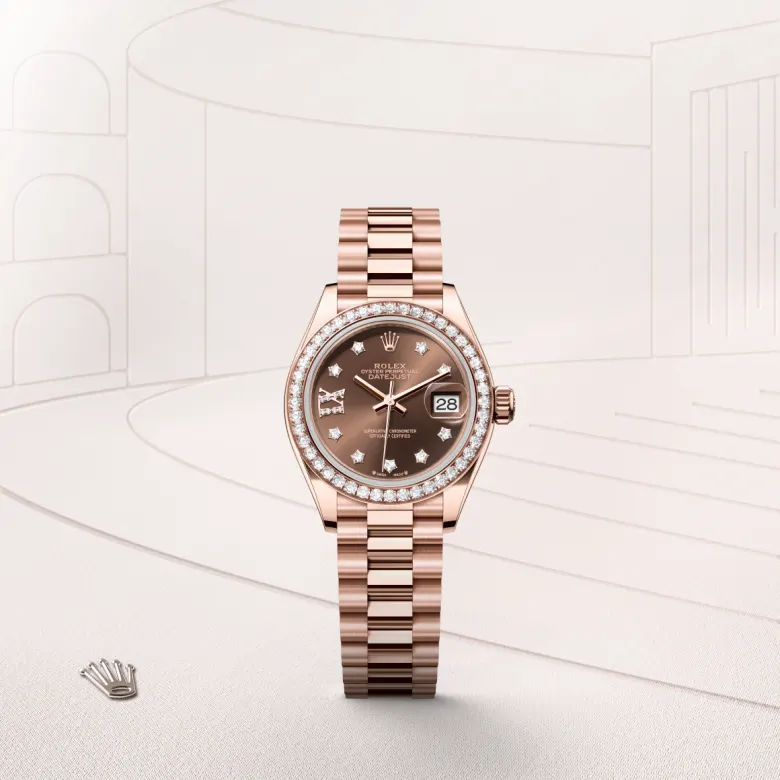 Rolex Lady-Datejust in Oro Everose 18 ct, M279135RBR-0001 - Verga 1947