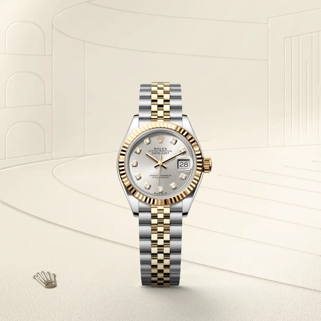 Rolex Lady-Datejust in Rolesor giallo (combinazione di acciaio Oystersteel e oro giallo), M279173-0007 - Verga 1947