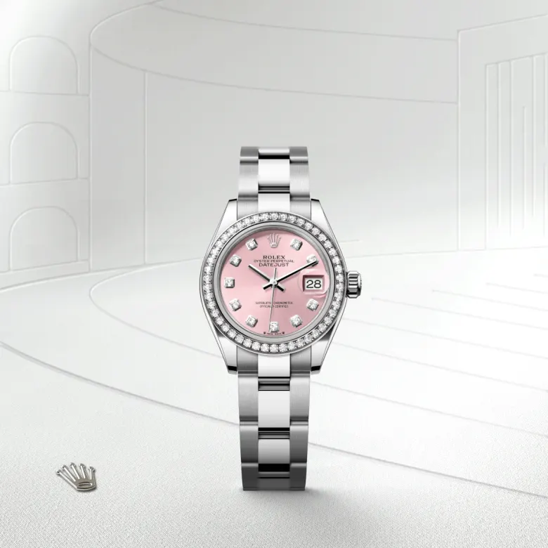 Rolex Lady-Datejust in Rolesor bianco (combinazione di acciaio Oystersteel e oro bianco), M279384RBR-0004 - Verga 1947