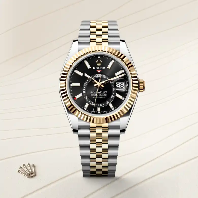 Rolex Sky-Dweller in Rolesor giallo (combinazione di acciaio Oystersteel e oro giallo), M336933-0004 - Verga 1947