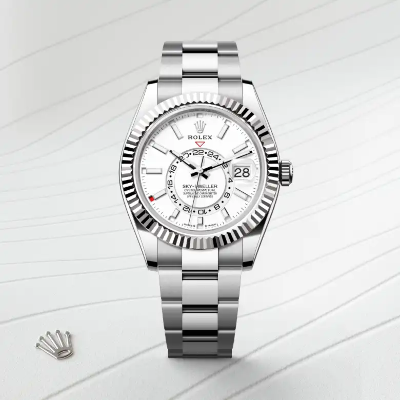 Rolex Sky-Dweller in Rolesor bianco (combinazione di acciaio Oystersteel e oro bianco), M336934-0003 - Verga 1947