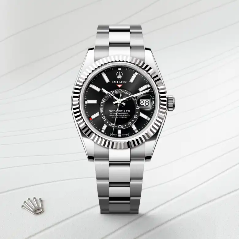 Rolex Sky-Dweller in White Rolesor - combination of Oystersteel and white gold, M336934-0007 - Verga 1947